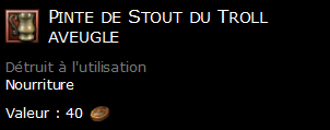 Pinte de Stout du Troll aveugle