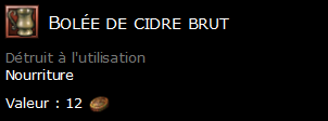 Bolée de cidre brut