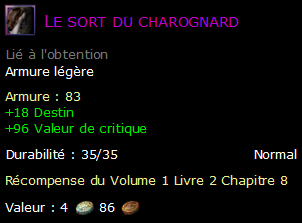 Le sort du charognard