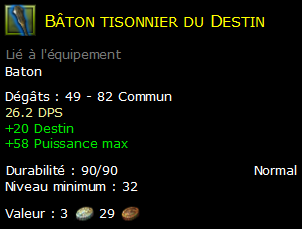 Bâton tisonnier du Destin