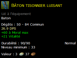 Bâton tisonnier luisant