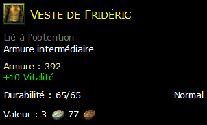 Veste de Fridéric