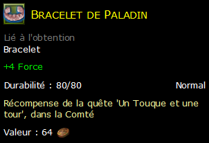 Bracelet de Paladin