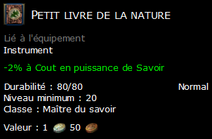 Petit livre de la nature