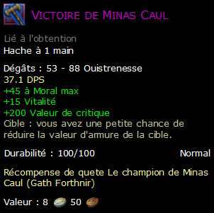 Victoire de Minas Caul