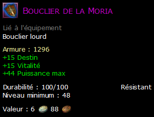 Bouclier de la Moria