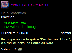 Mort de Cormartel