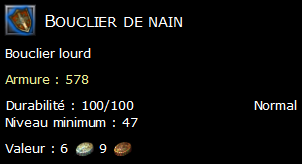 Bouclier de nain