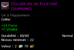 Collier en or éclatant (supprimé)