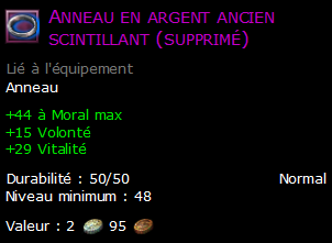 Anneau en argent ancien scintillant (supprimé)