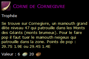 Corne de Cornegivre