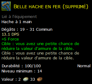 Belle hache en fer (supprimé)