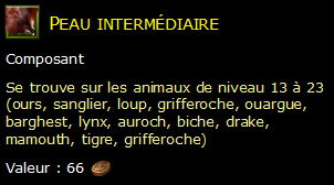 Peau intermédiaire