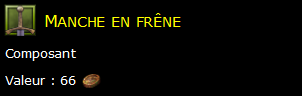 Manche en frêne