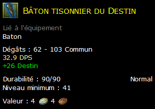 Bâton tisonnier du Destin