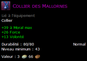 Collier des Mallornes