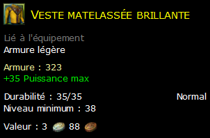 Veste matelassée brillante