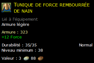 Tunique de force rembourrée de nain