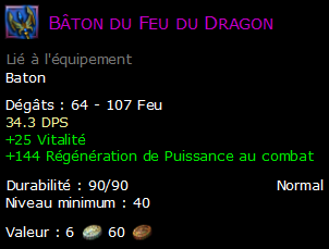 Bâton du Feu du Dragon