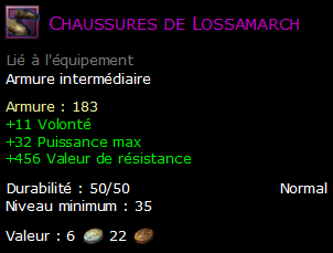 Chaussures de Lossamarch