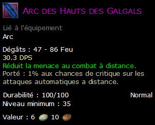 Arc des Hauts des Galgals