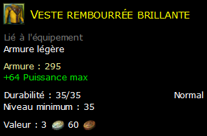 Veste rembourrée brillante