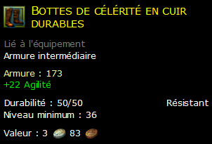 Bottes de célérité en cuir durables