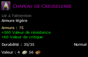 Chapeau de Creuselerbe