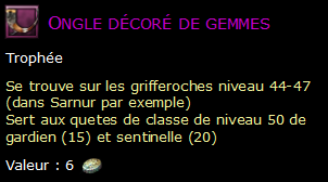 Ongle décoré de gemmes