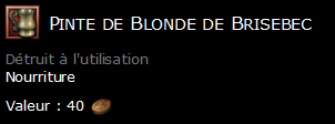 Pinte de Blonde de Brisebec