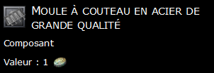 Moule à couteau en acier de grande qualité