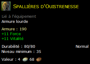 Spallières d'Ouistrenesse