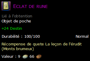 Eclat de rune