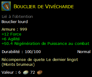 Bouclier de Vivécharde