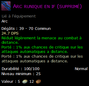 Arc runique en if (supprimé)