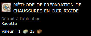 Méthode de préparation de chaussures en cuir rigide