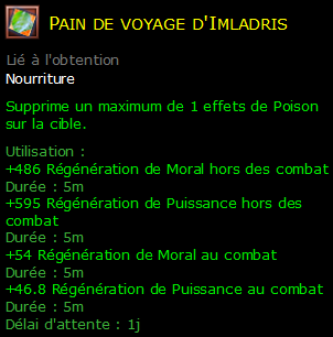 Pain de voyage d'Imladris