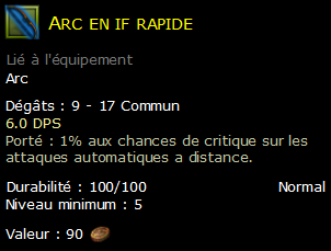 Arc en if rapide