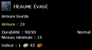 Heaume évasé