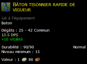 Bâton tisonnier rapide de vigueur