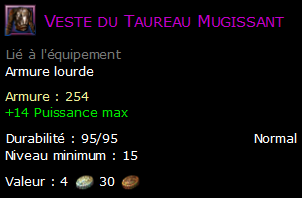 Veste du Taureau Mugissant