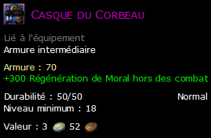 Casque du Corbeau