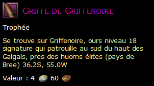 Griffe de Griffenoire