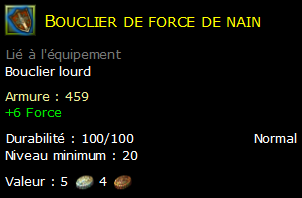 Bouclier de force de nain