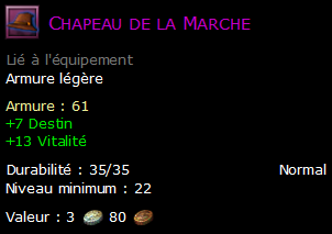 Chapeau de la Marche