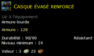 Casque évasé renforcé