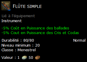 Flûte simple