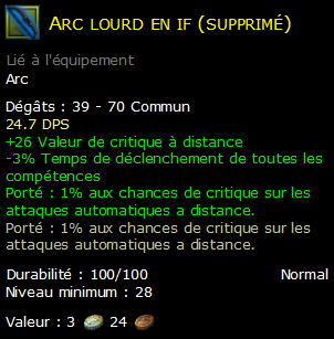 Arc lourd en if (supprimé)