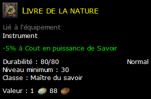 Livre de la nature