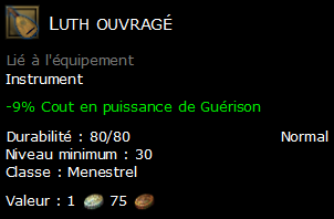 Luth ouvragé